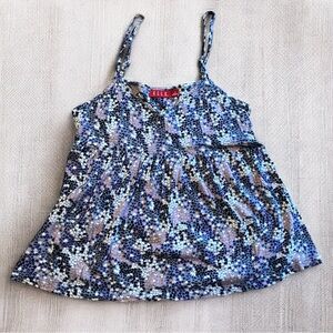 Elle Blue Floral Camisole